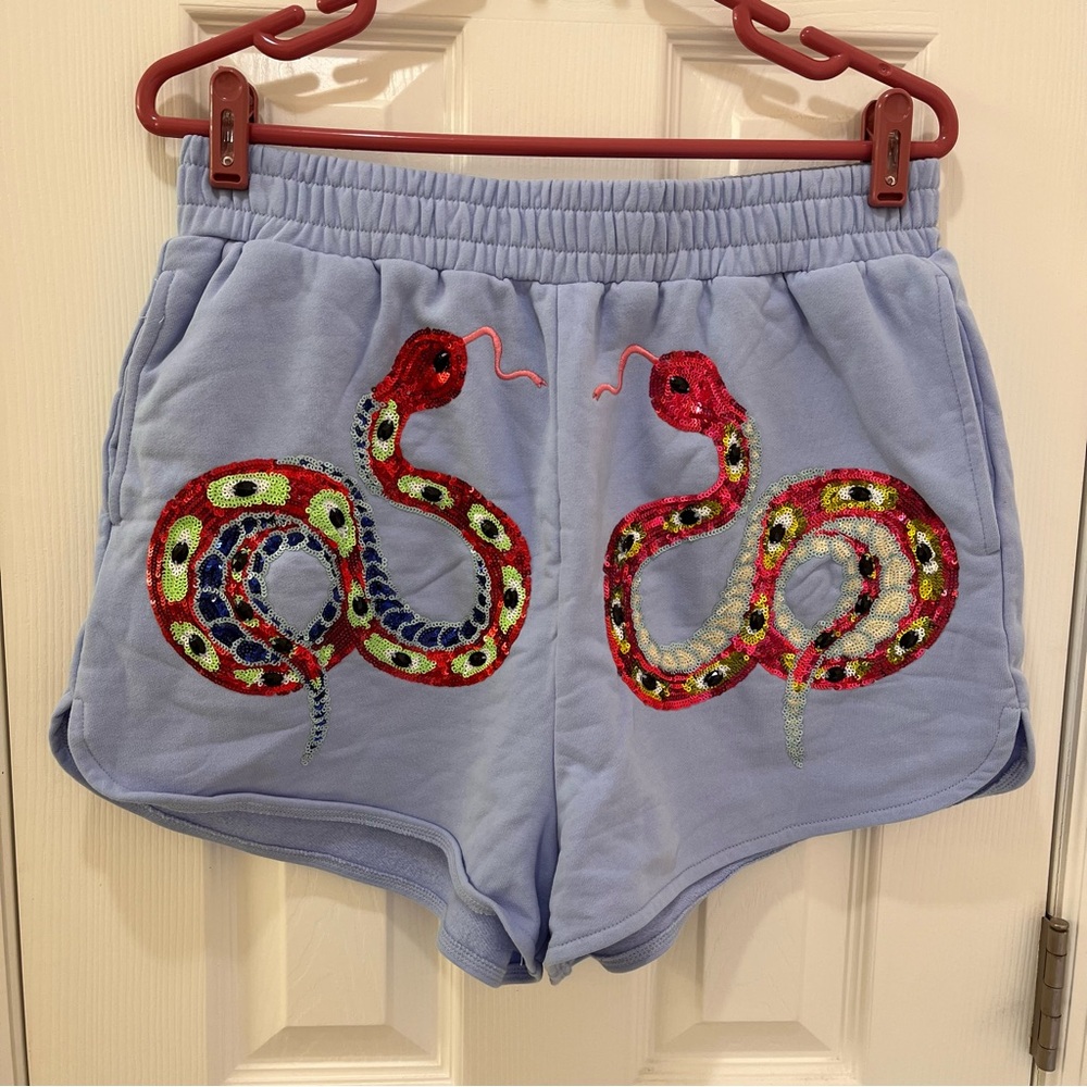 Queen of Sparkles Multi Snake Sweatshirt Shorts Set - Picture 4 of 6